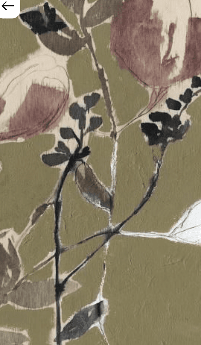 Pattern study in olive and mauve